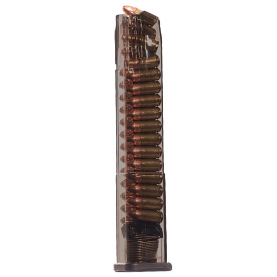 ETS MAG SW MP 9MM 30RD EXTEND CARBON SMOKE - Magazines